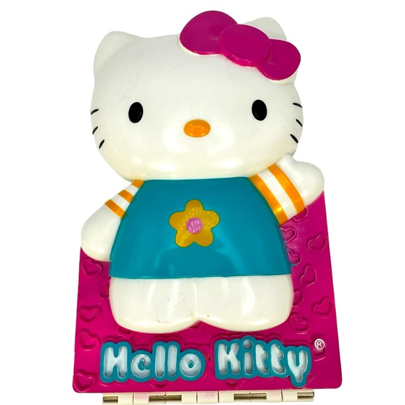 Vintage 1999 Sanrio HELLO KITTY Shaped Plastic PEN & PENCIL Storage Box 8" Case - Picture 1 of 9